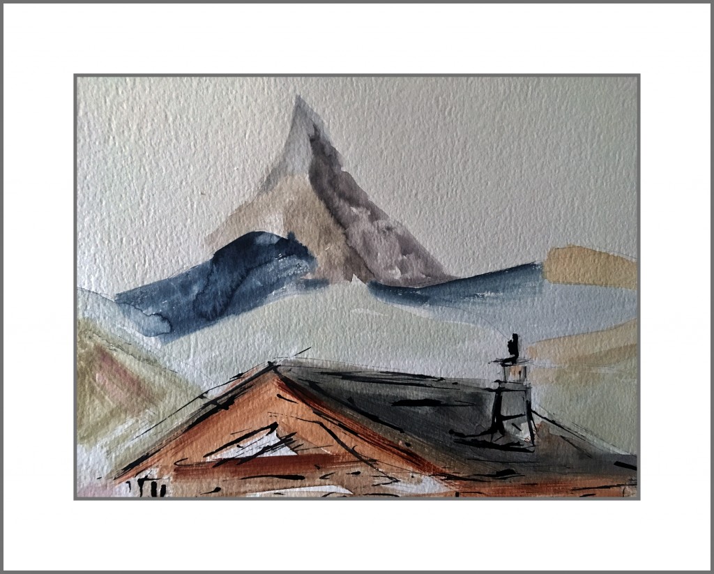 Matterhorn and house