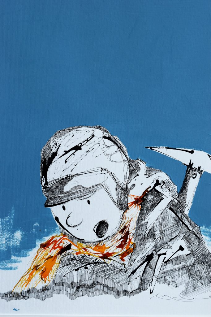 Tintin alpinista